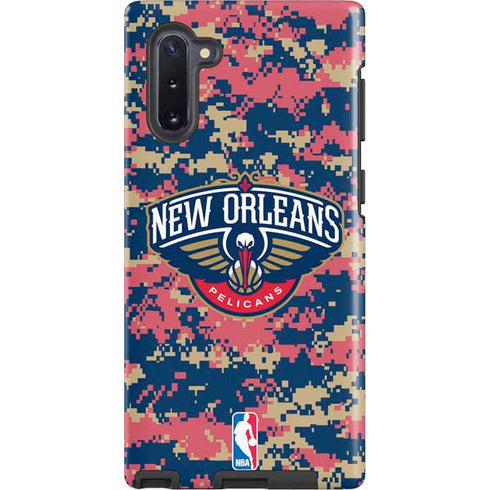 NBA New Orleans Pelicans Digi Camo Galaxy Cases