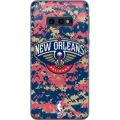 NBA New Orleans Pelicans Digi Camo Galaxy S10e Skin