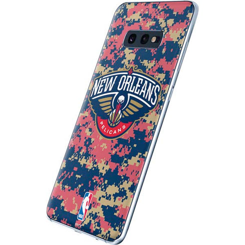 NBA New Orleans Pelicans Digi Camo Galaxy S10e Skin
