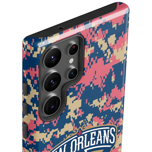 NBA New Orleans Pelicans Digi Camo Galaxy S23 Ultra Pro Case
