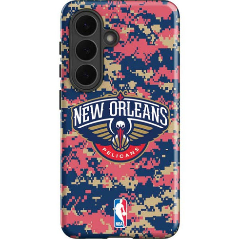 NBA New Orleans Pelicans Digi Camo Galaxy S26 Impact Case