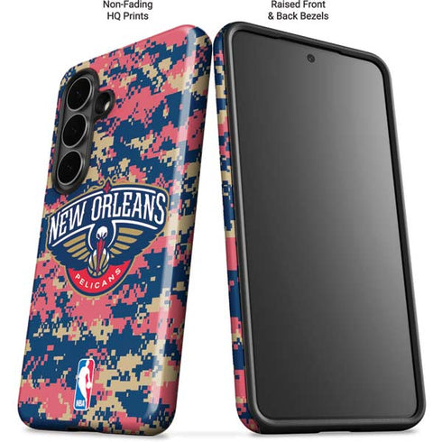 NBA New Orleans Pelicans Digi Camo Galaxy S26 Plus Impact Case