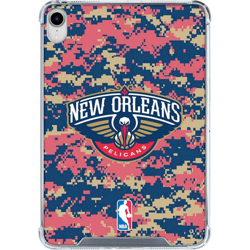 NBA New Orleans Pelicans Digi Camo iPad 11th Gen (2025) Clear Case