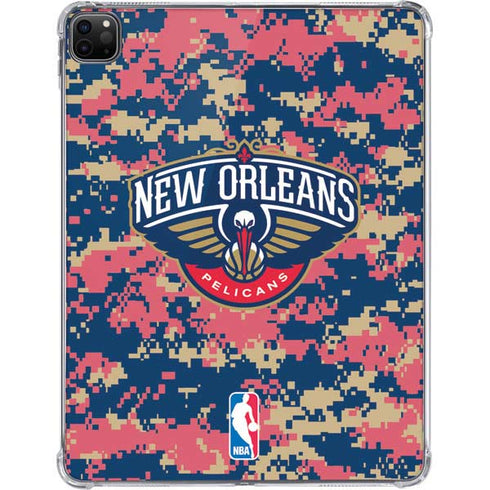NBA New Orleans Pelicans Digi Camo iPad Pro 11in (2024) Clear Case
