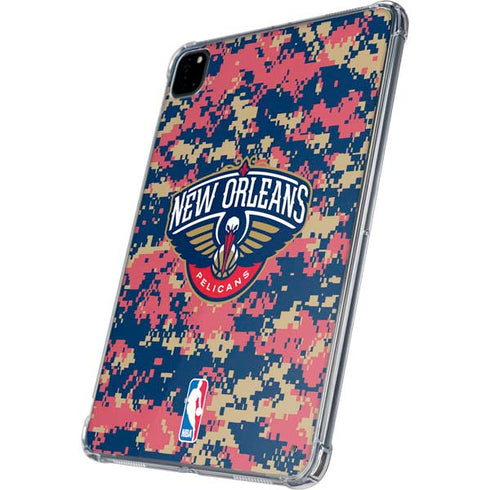NBA New Orleans Pelicans Digi Camo iPad Pro 11in (2024) Clear Case