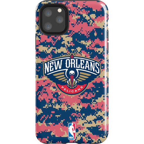 NBA New Orleans Pelicans Digi Camo iPhone Cases