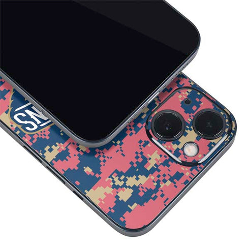 NBA New Orleans Pelicans Digi Camo iPhone 15 Skin