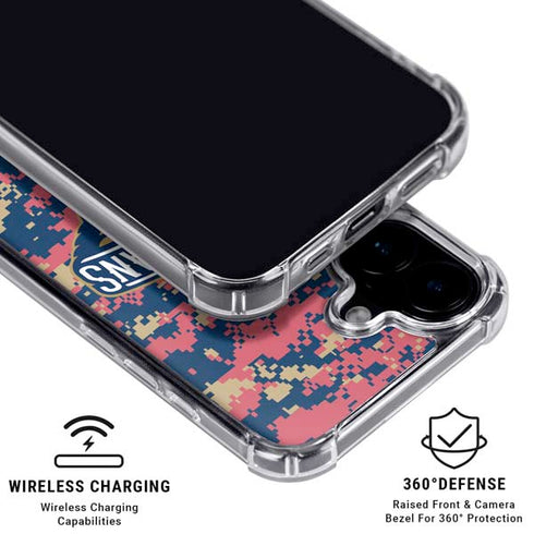 NBA New Orleans Pelicans Digi Camo iPhone 16 MagSafe Case