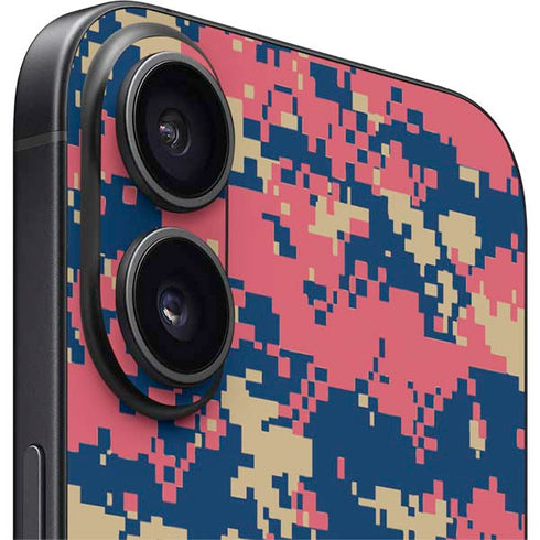 NBA New Orleans Pelicans Digi Camo iPhone 16 Plus Skin