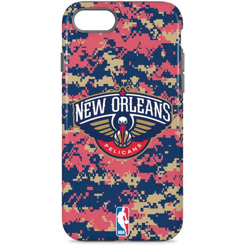 NBA New Orleans Pelicans Digi Camo iPhone Cases