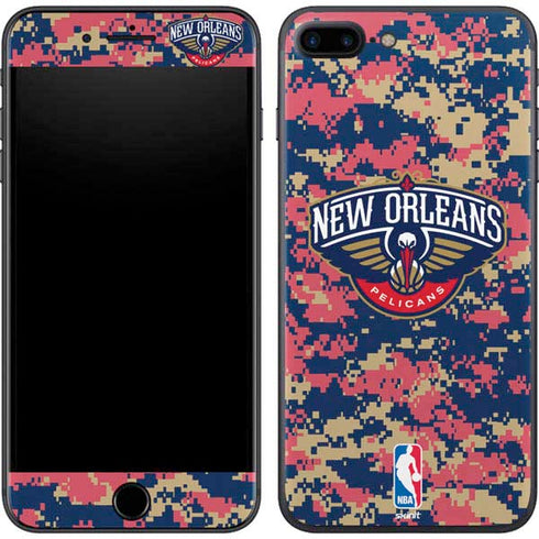 NBA New Orleans Pelicans Digi Camo iPhone 8 Plus Skin