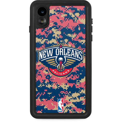 NBA New Orleans Pelicans Digi Camo iPhone Cases