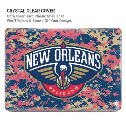 NBA New Orleans Pelicans Digi Camo MacBook Pro 14in (2021-24) Case plus Skin