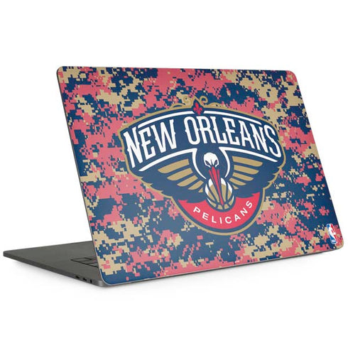 NBA New Orleans Pelicans Digi Camo MacBook Skins