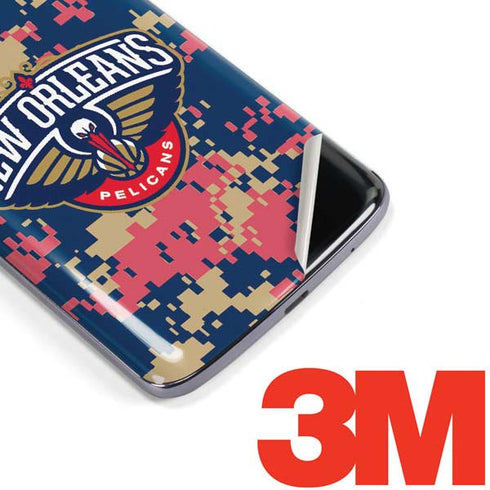 NBA New Orleans Pelicans Digi Camo Moto E5 Plus Skin