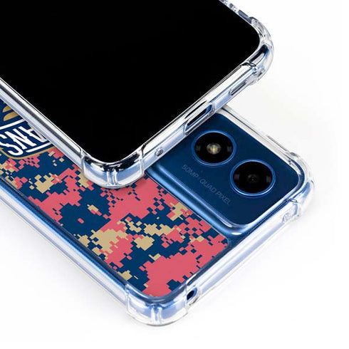 NBA New Orleans Pelicans Digi Camo Moto G 5G (2024) Clear Case