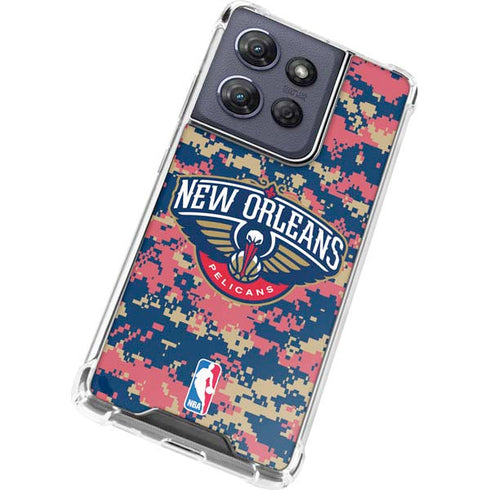NBA New Orleans Pelicans Digi Camo Moto G Stylus 5G (2025) Clear Case