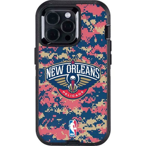 NBA New Orleans Pelicans Digi Camo Otterbox Defender iPhone Skin