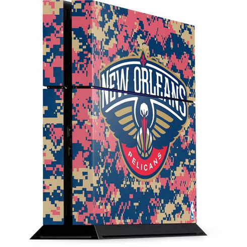 NBA New Orleans Pelicans Digi Camo PS4 Console Skin