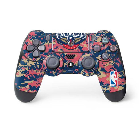 NBA New Orleans Pelicans Digi Camo PS4 Controller Skin