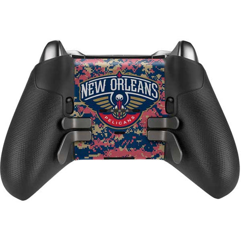NBA New Orleans Pelicans Digi Camo Xbox Elite Wireless Controller Series 2 Skin