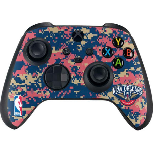 NBA New Orleans Pelicans Digi Camo Xbox Series X Bundle Skin