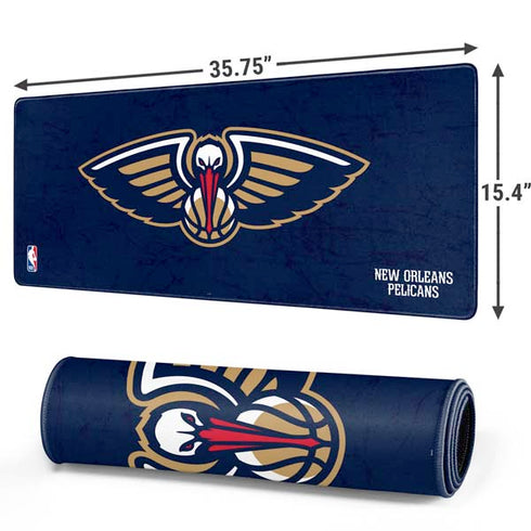 NBA New Orleans Pelicans Distressed Gaming Mouse Pad