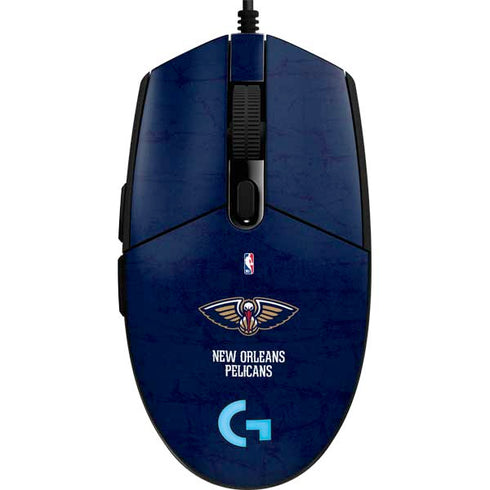 NBA New Orleans Pelicans Distressed G203 Prodigy RGB Wired Gaming Mouse Skin