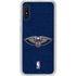 NBA New Orleans Pelicans Distressed Galaxy A10e Clear Case