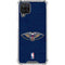 NBA New Orleans Pelicans Distressed Galaxy A12 Clear Case