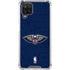 NBA New Orleans Pelicans Distressed Galaxy A12 Clear Case