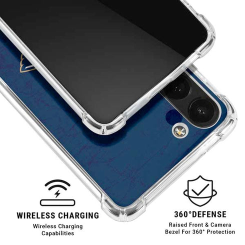 NBA New Orleans Pelicans Distressed Galaxy A13 5G Clear Case