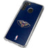 NBA New Orleans Pelicans Distressed Galaxy A21 Clear Case