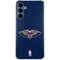 NBA New Orleans Pelicans Distressed Galaxy A35 5G Clear Case