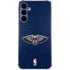 NBA New Orleans Pelicans Distressed Galaxy A35 5G Clear Case