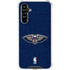 NBA New Orleans Pelicans Distressed Galaxy A54 5G Clear Case