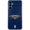 NBA New Orleans Pelicans Distressed Galaxy A55 5G Clear Case