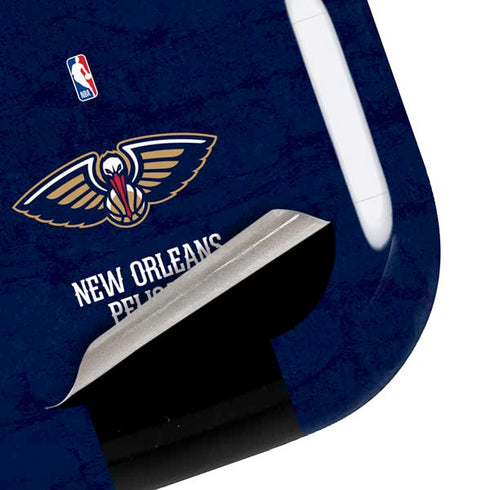 NBA New Orleans Pelicans Distressed Galaxy Buds Live Skin