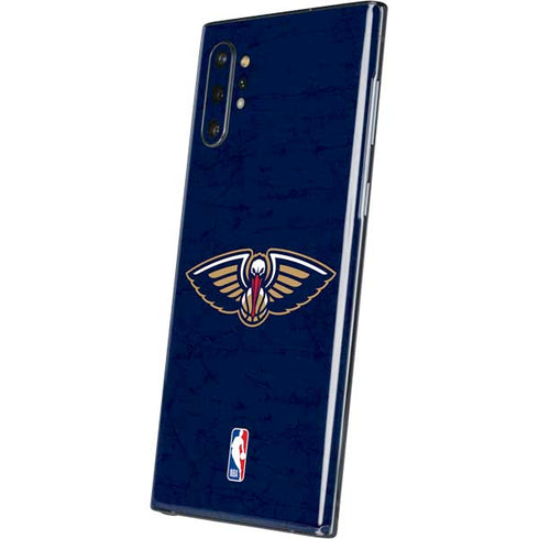 NBA New Orleans Pelicans Distressed Galaxy Note 10 Plus Skin