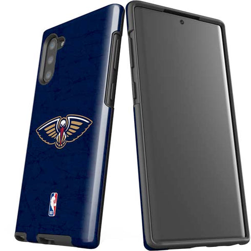 NBA New Orleans Pelicans Distressed Galaxy Note 10 Pro Case