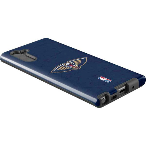 NBA New Orleans Pelicans Distressed Galaxy Note 10 Pro Case