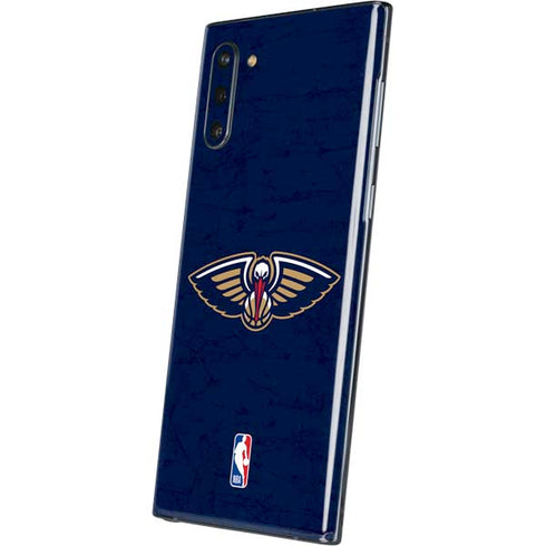 NBA New Orleans Pelicans Distressed Galaxy Note 10 Skin