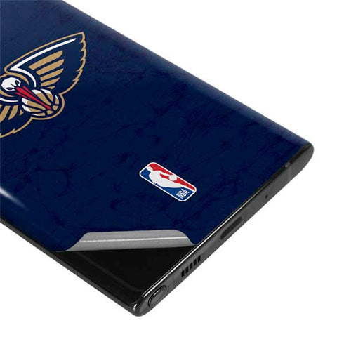 NBA New Orleans Pelicans Distressed Galaxy Note 10 Skin