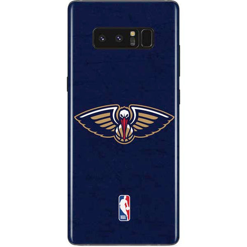 NBA New Orleans Pelicans Distressed Galaxy Note 8 Skin