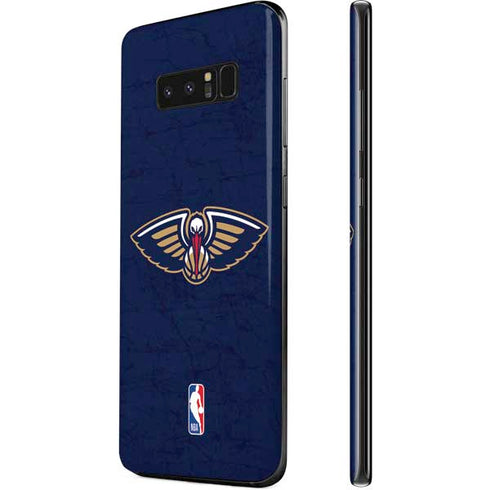 NBA New Orleans Pelicans Distressed Galaxy Note 8 Skin
