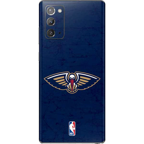 NBA New Orleans Pelicans Distressed Galaxy Note20 5G Skin