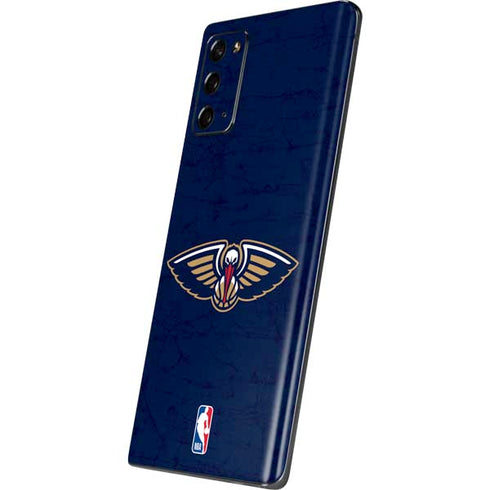 NBA New Orleans Pelicans Distressed Galaxy Note20 5G Skin