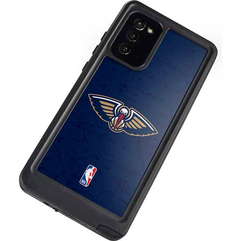 NBA New Orleans Pelicans Distressed Galaxy Note20 5G Waterproof Case