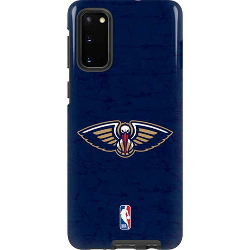 NBA New Orleans Pelicans Distressed Galaxy S20 Pro Case