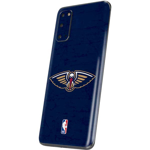 NBA New Orleans Pelicans Distressed Galaxy S20 Skin